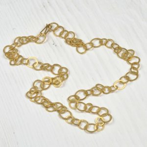 18ct gold handmade necklace