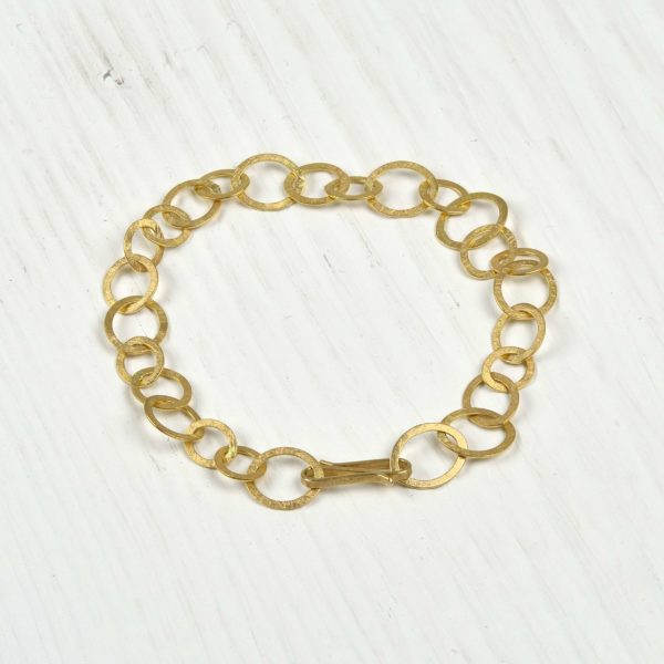 18ct gold handmade bracelet