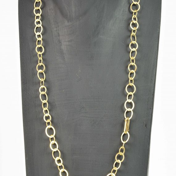 18ct gold handmade chain - mh goldsmith